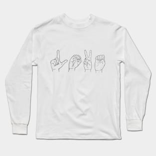 L-O-V-E Long Sleeve T-Shirt